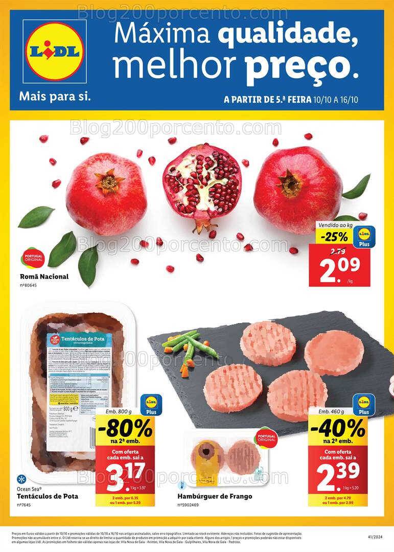 Antevisão Folheto LIDL Extra VNG Promoções de 10 a 16 outubro