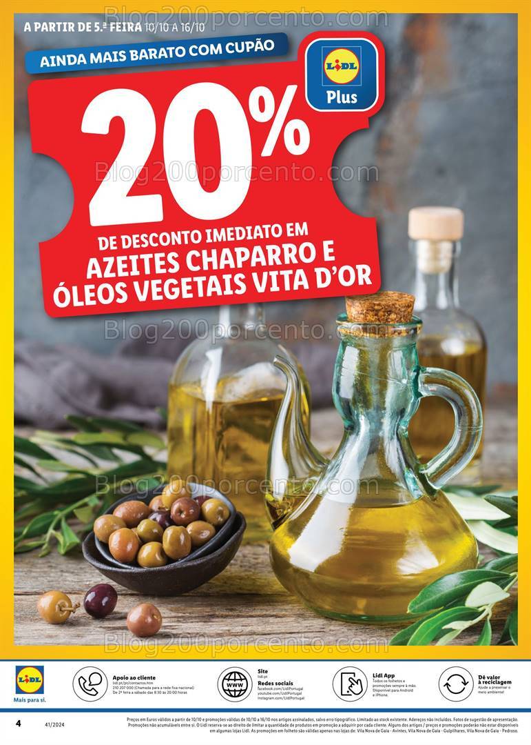 Antevisão Folheto LIDL Extra VNG Promoções de 10 a 16 outubro