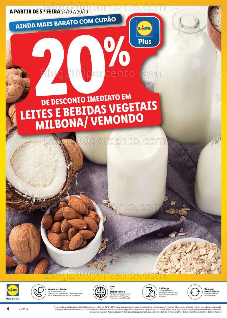 Antevisão Folheto LIDL Extra VNG Promoções 24 a 30 outubro