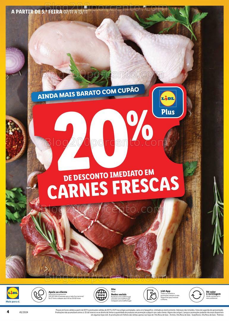Antevisão Folheto LIDL Extra VNG Promoções de 7 a 13 novembro