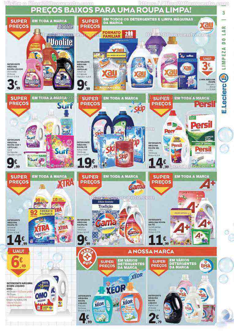 Antevisão Folheto E-LECLERC Especial Bricolage e Limpeza Promoções de 13 a 25 junho