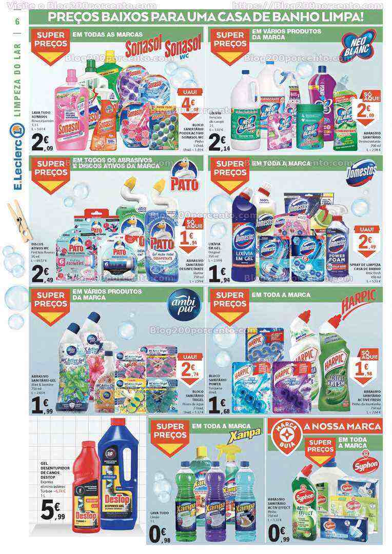 Antevisão Folheto E-LECLERC Especial Bricolage e Limpeza Promoções de 13 a 25 junho
