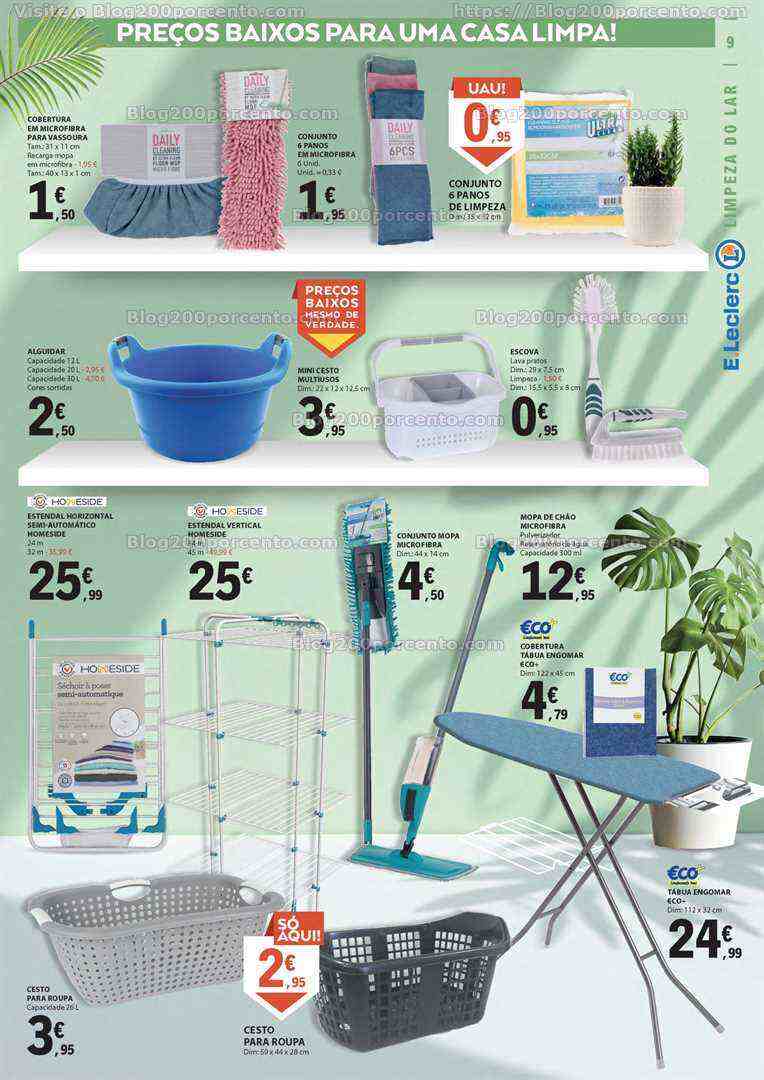 Antevisão Folheto E-LECLERC Especial Bricolage e Limpeza Promoções de 13 a 25 junho