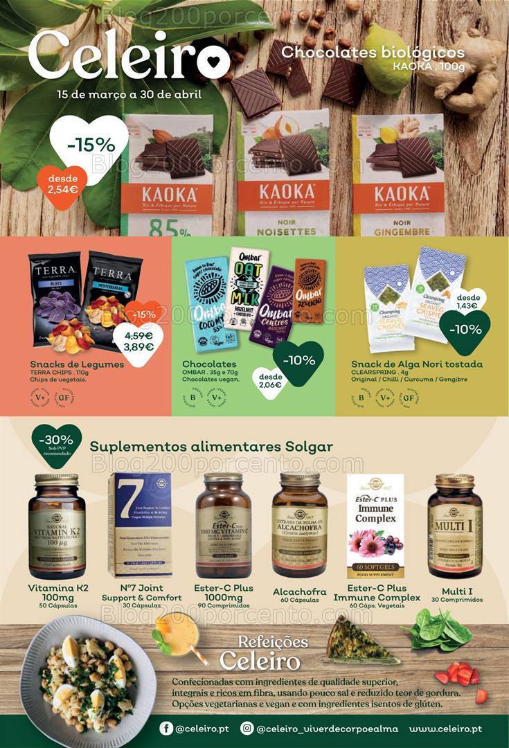 Antevisão Folheto CELEIRO Promoções de 15 março a 30 abril