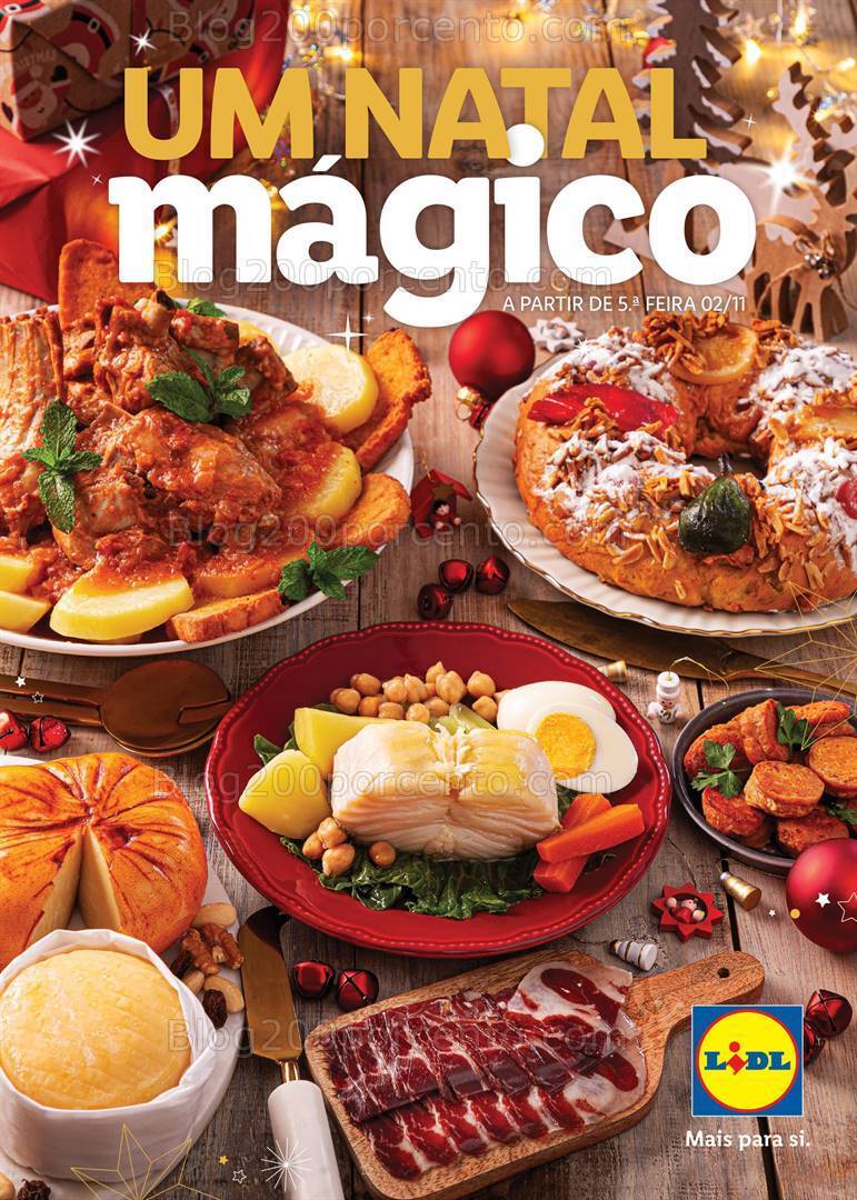 Antevisão Folheto LIDL Natal Promoções a partir de 2 novembro