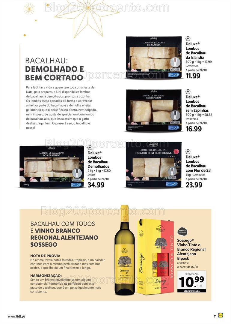 Antevisão Folheto LIDL Natal Promoções a partir de 2 novembro