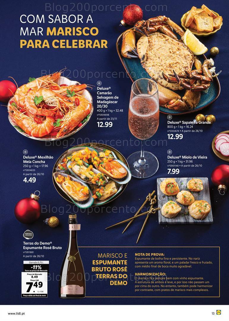 Antevisão Folheto LIDL Natal Promoções a partir de 2 novembro