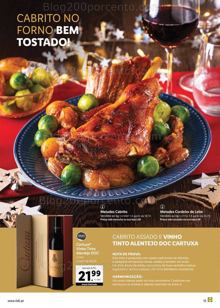 Antevisão Folheto LIDL Natal Promoções a partir de 2 novembro