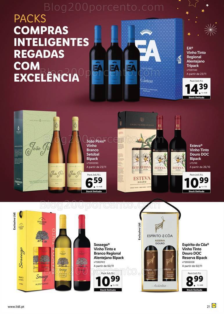Antevisão Folheto LIDL Natal Promoções a partir de 2 novembro