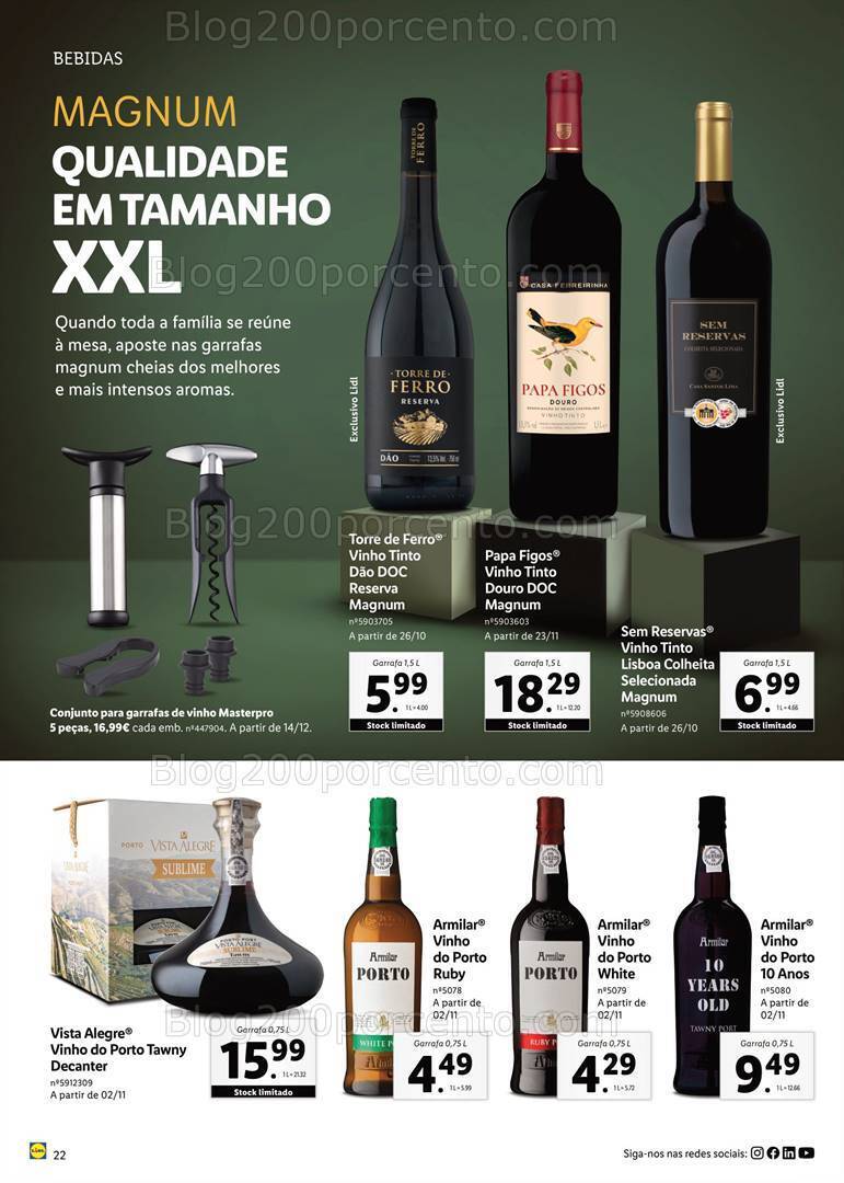 Antevisão Folheto LIDL Natal Promoções a partir de 2 novembro