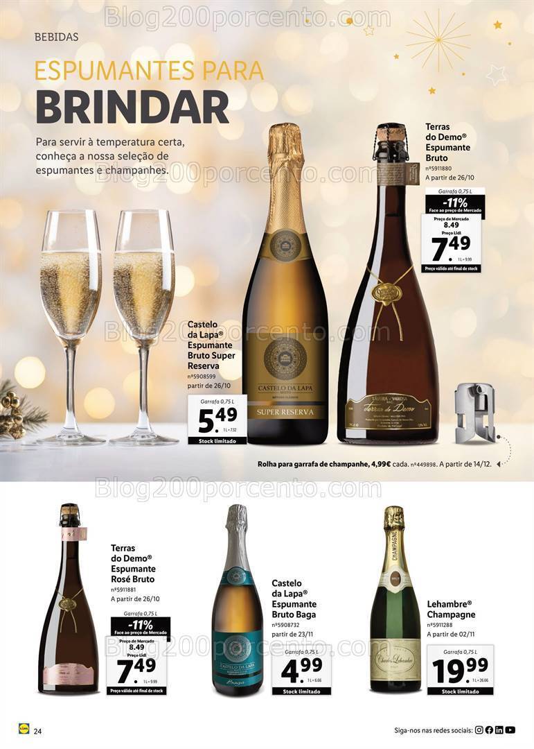 Antevisão Folheto LIDL Natal Promoções a partir de 2 novembro