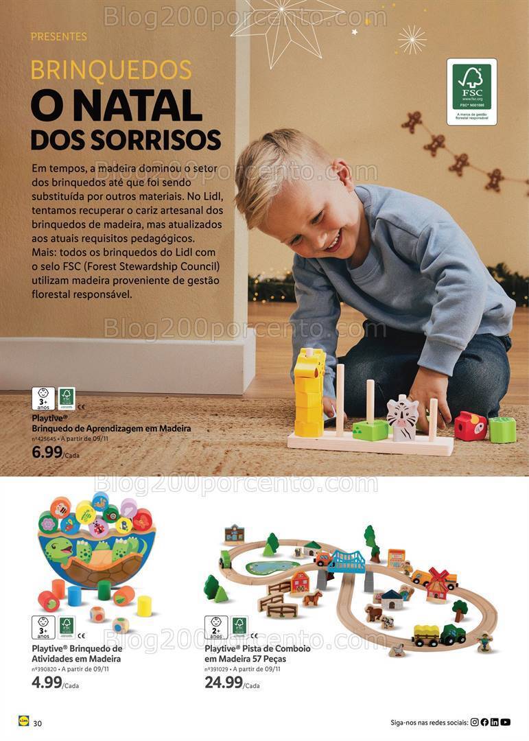 Antevisão Folheto LIDL Natal Promoções a partir de 2 novembro