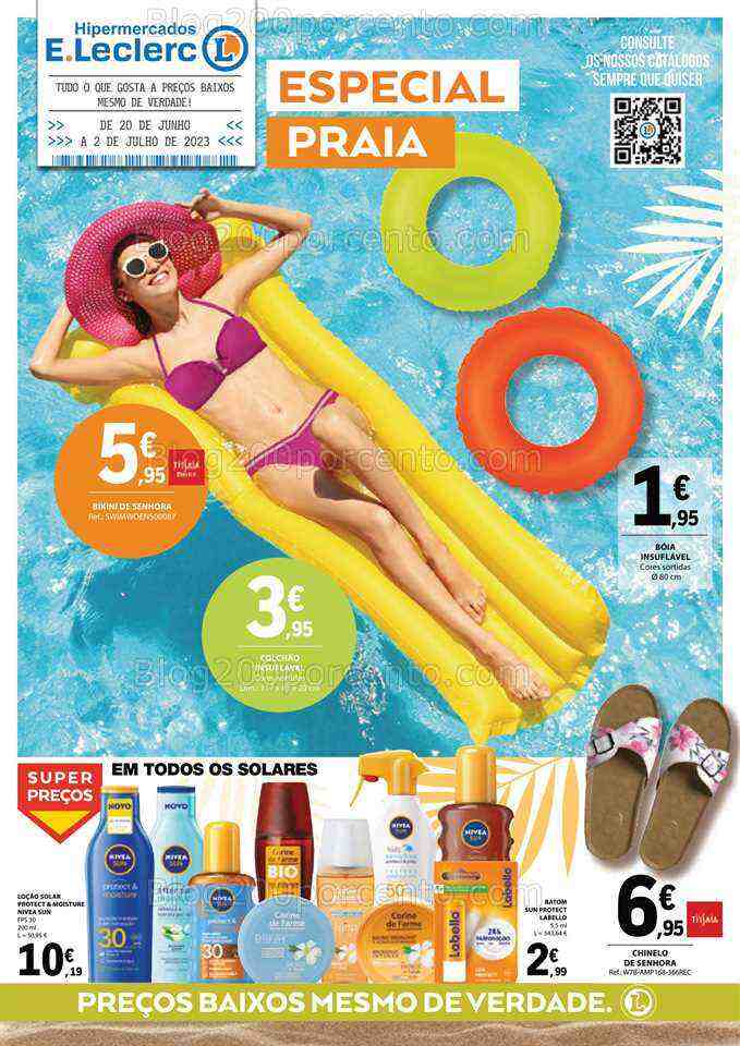 Antevisão Folheto E-LECLERC Promoções de 20 junho a 2 julho