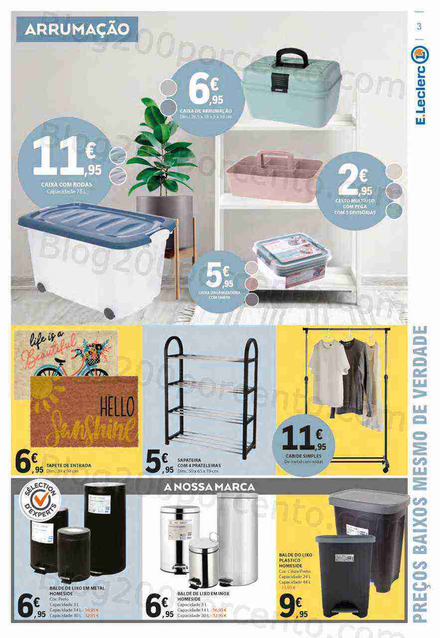Antevisão Folheto E-LECLERC Bazar Promoções de 27 abril a 10 maio