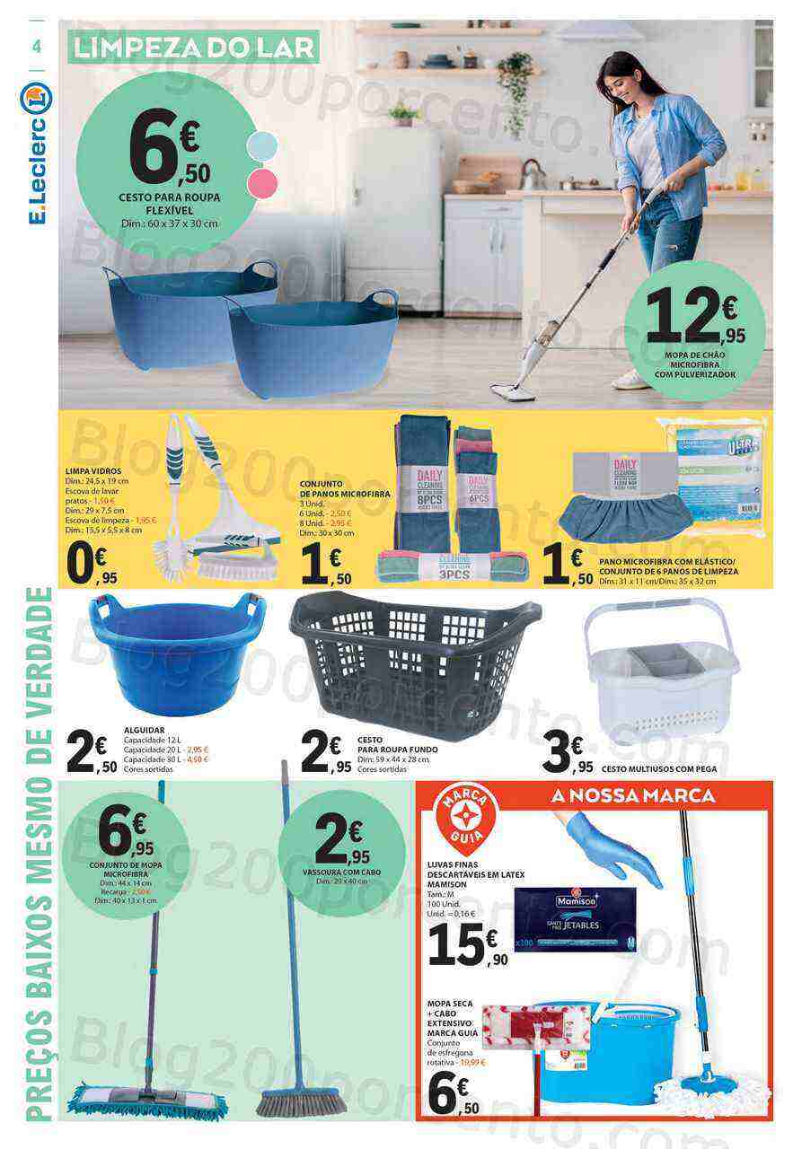 Antevisão Folheto E-LECLERC Bazar Promoções de 27 abril a 10 maio