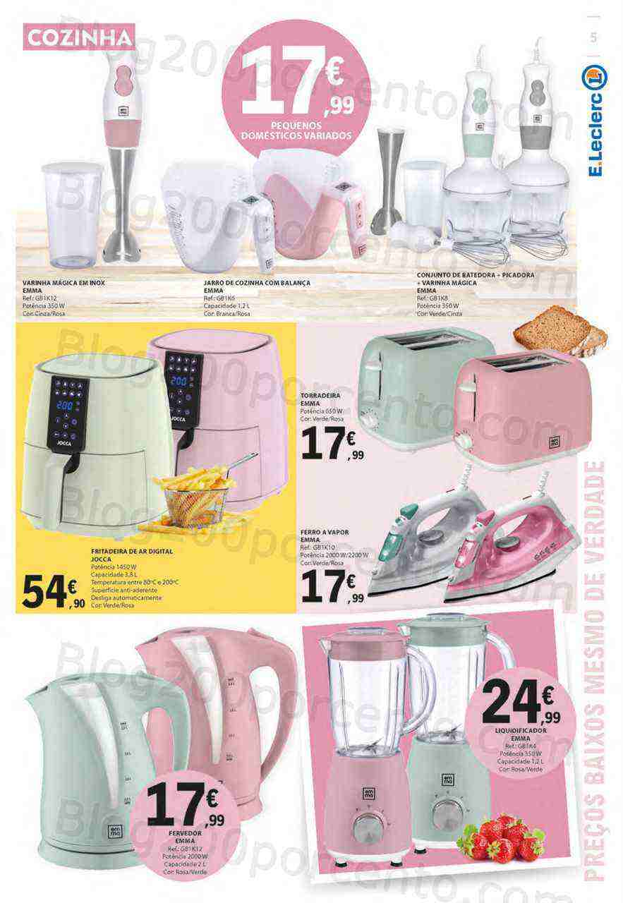 Antevisão Folheto E-LECLERC Bazar Promoções de 27 abril a 10 maio