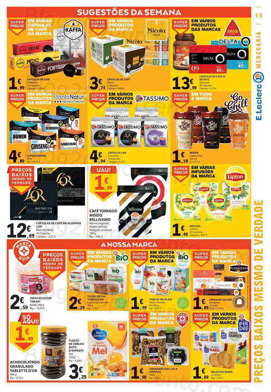 Antevisão Folheto E-LECLERC Promoções de 27 abril a 3 maio