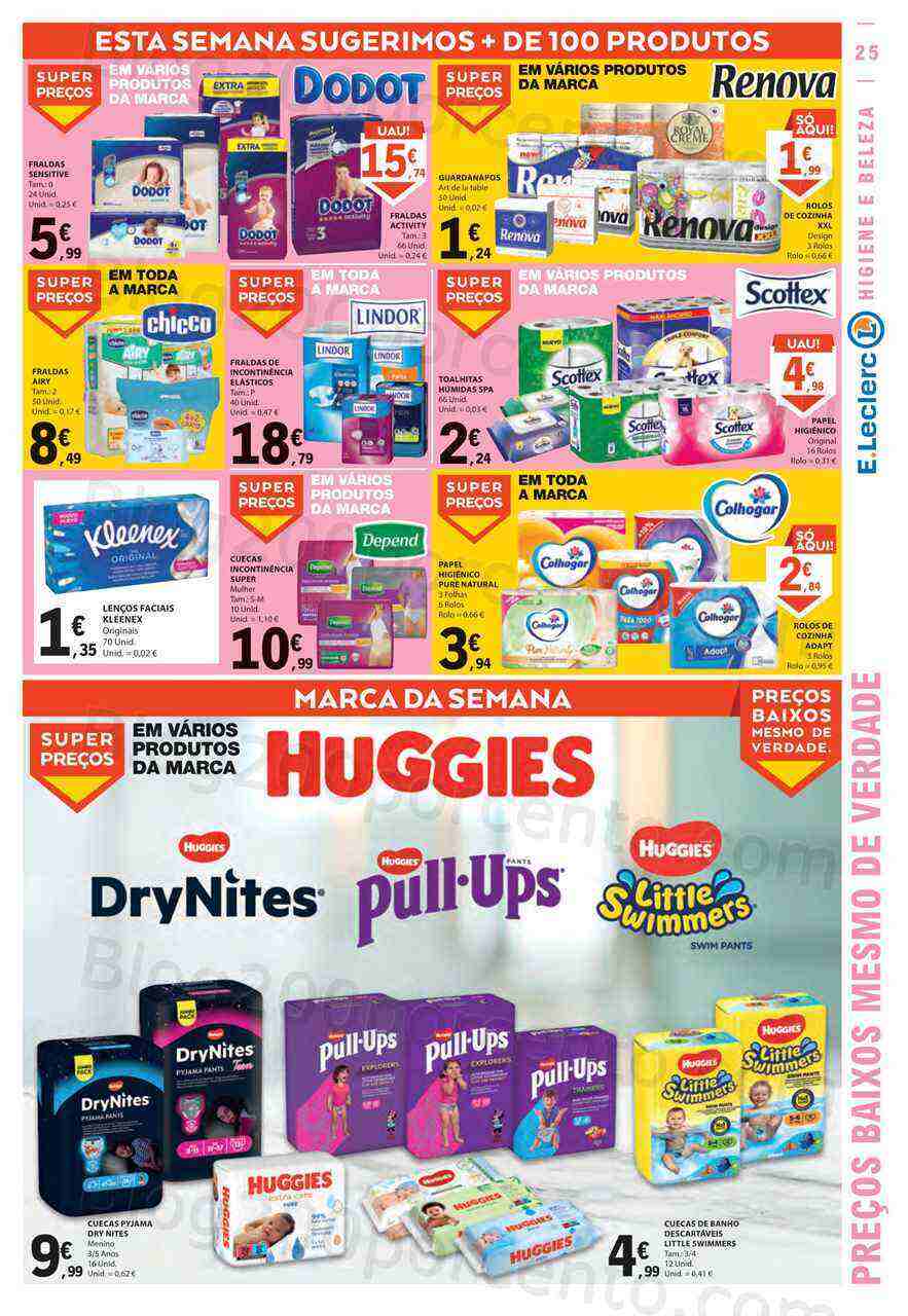 Antevisão Folheto E-LECLERC Promoções de 27 abril a 3 maio