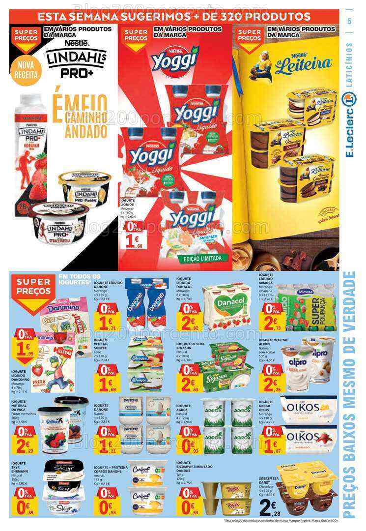 Antevisão Folheto E-LECLERC Promoções de 27 julho a 2 agosto