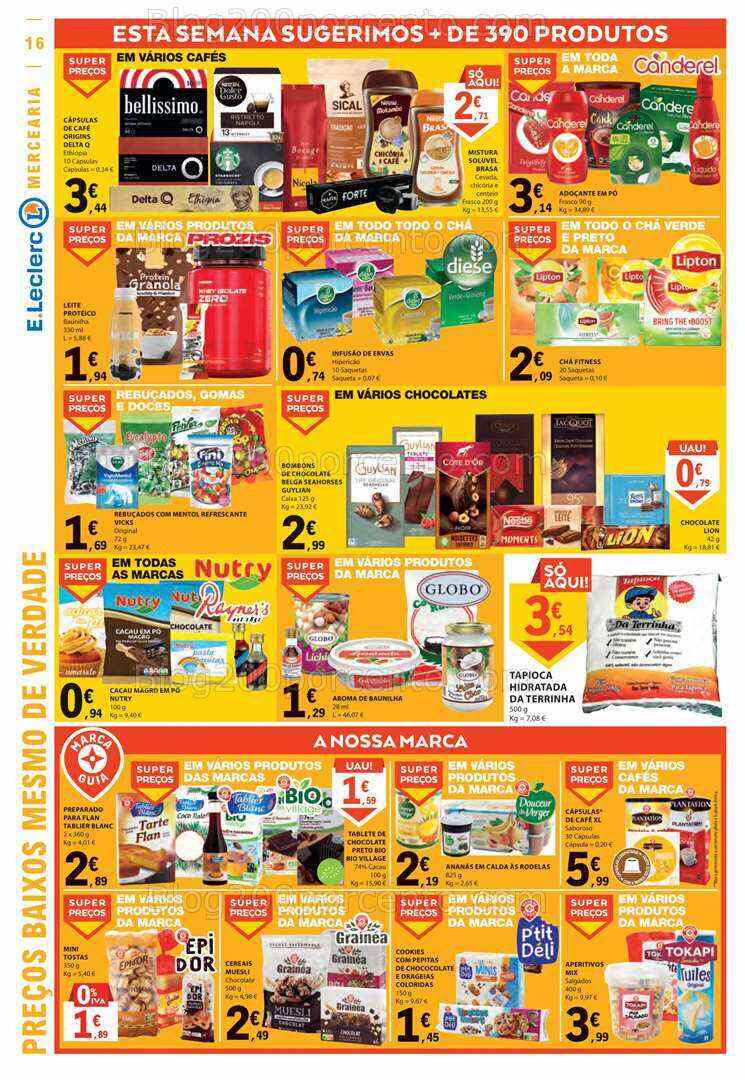 Antevisão Folheto E-LECLERC Promoções de 27 julho a 2 agosto