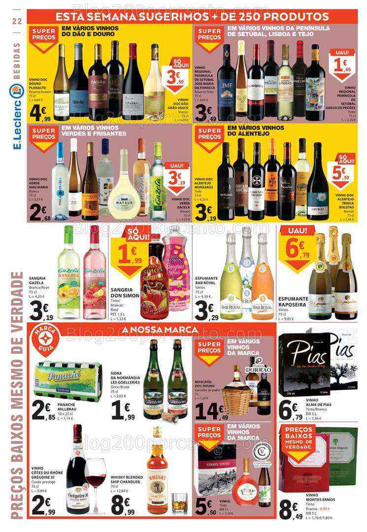 Antevisão Folheto E-LECLERC Promoções de 27 julho a 2 agosto