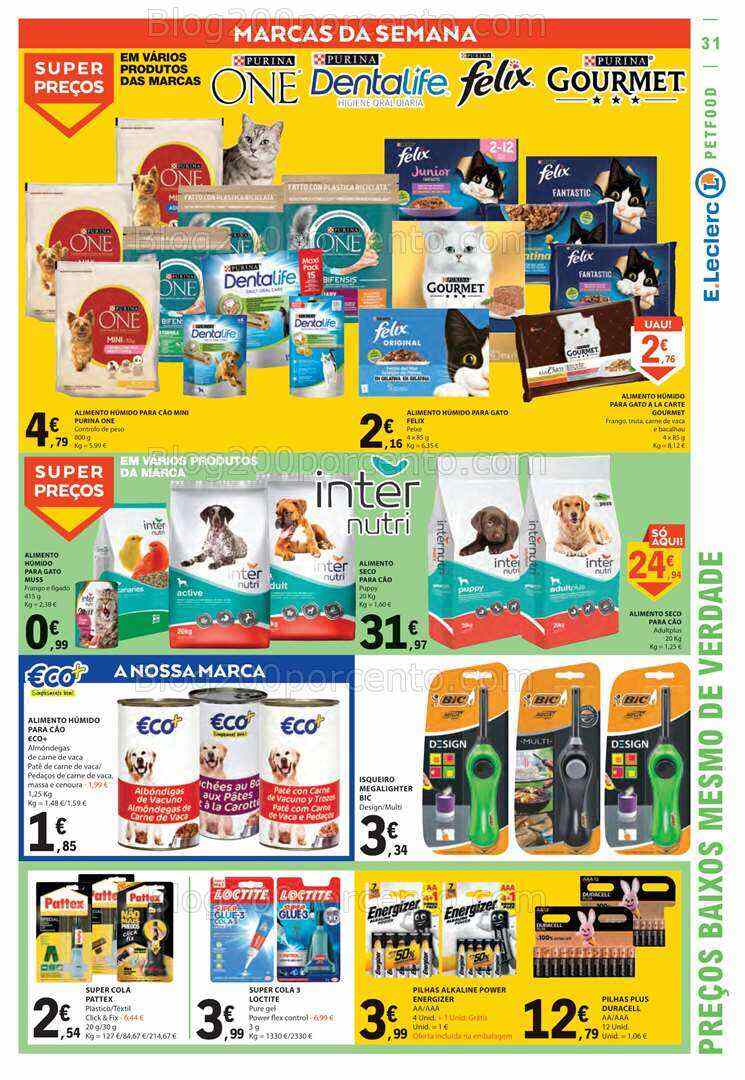 Antevisão Folheto E-LECLERC Promoções de 27 julho a 2 agosto