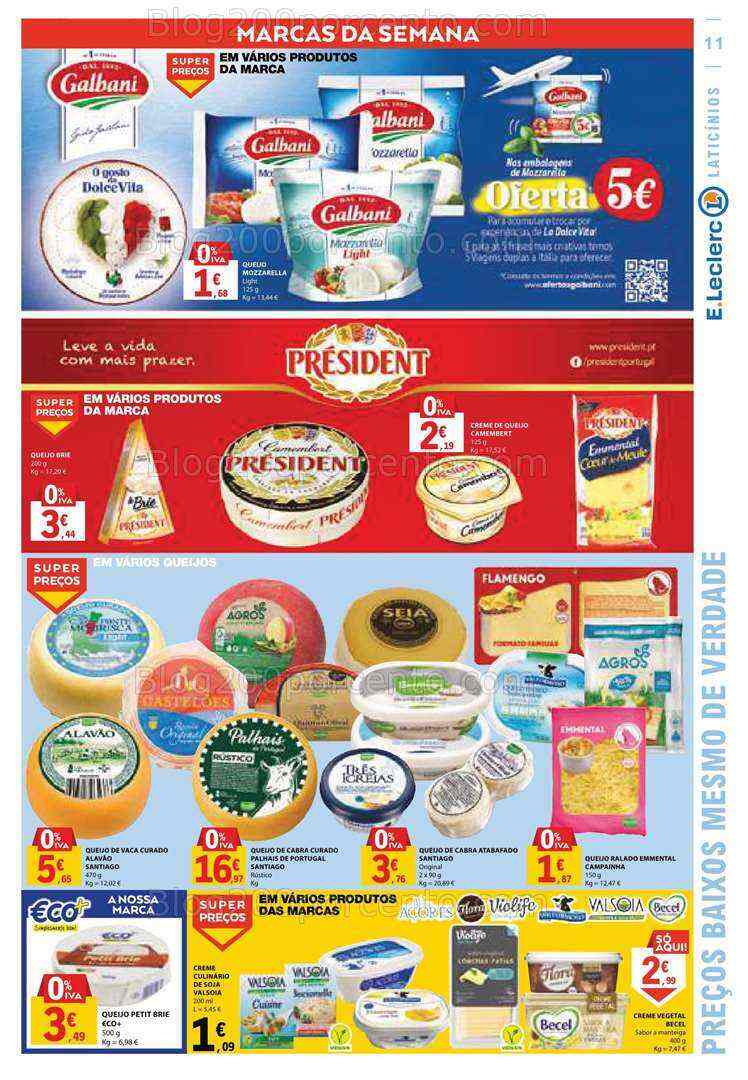 Antevisão Folheto E-LECLERC Promoções de 6 a 12 julho