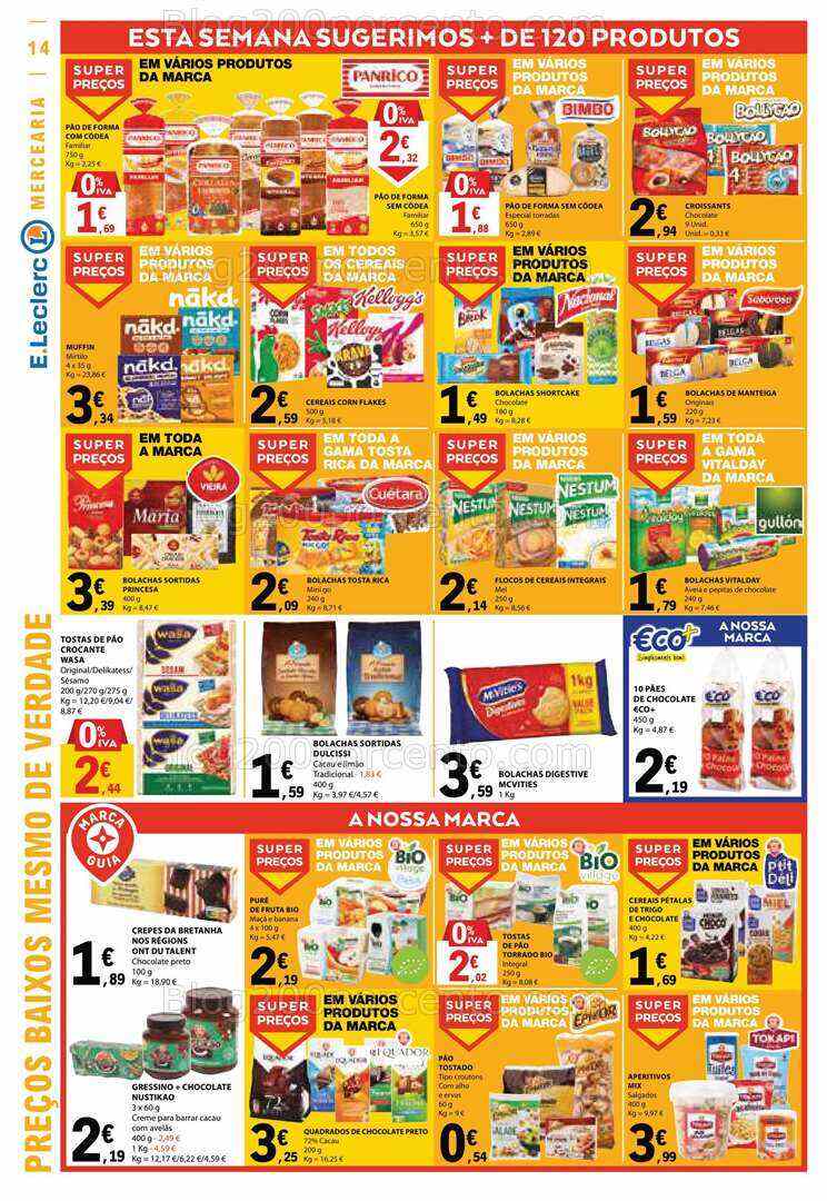 Antevisão Folheto E-LECLERC Promoções de 6 a 12 julho