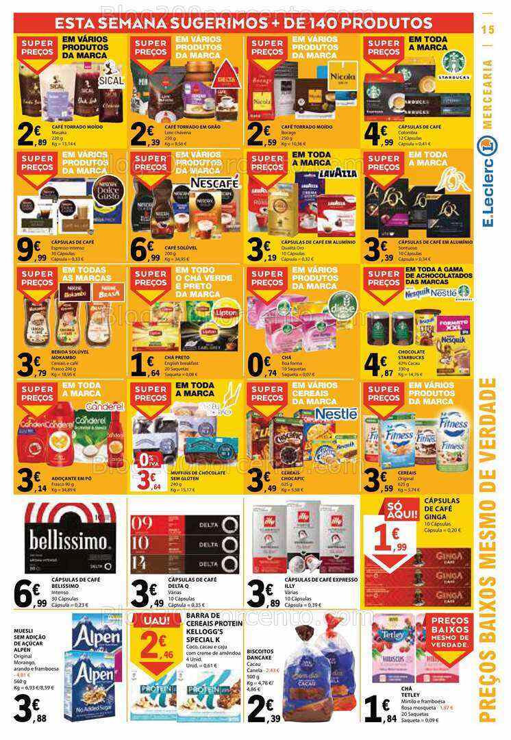 Antevisão Folheto E-LECLERC Promoções de 6 a 12 julho