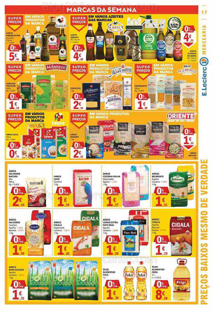 Antevisão Folheto E-LECLERC Promoções de 6 a 12 julho