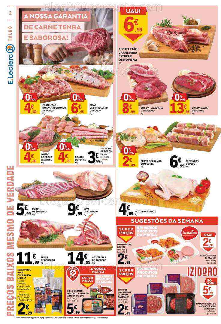 Antevisão Folheto E-LECLERC Promoções de 6 a 12 julho