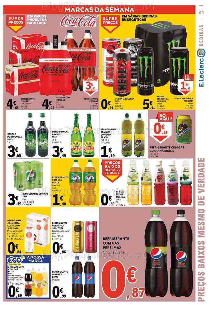 Antevisão Folheto E-LECLERC Promoções de 6 a 12 julho