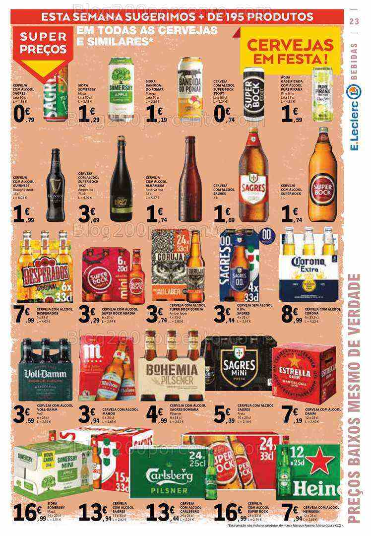 Antevisão Folheto E-LECLERC Promoções de 6 a 12 julho