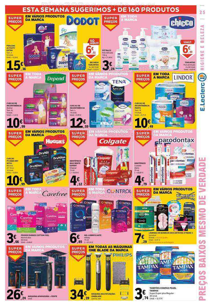 Antevisão Folheto E-LECLERC Promoções de 6 a 12 julho