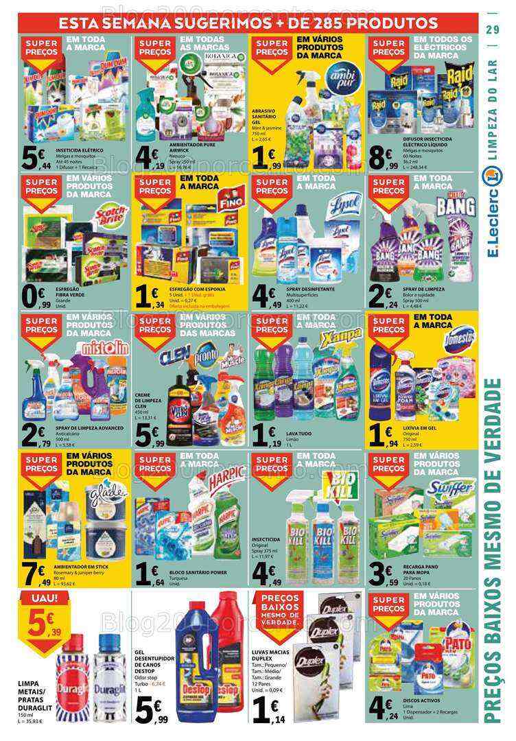 Antevisão Folheto E-LECLERC Promoções de 6 a 12 julho