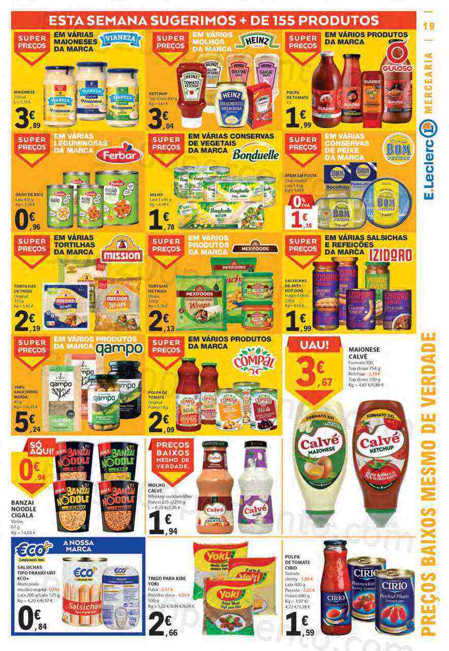 Antevisão Folheto E-LECLERC Promoções de 25 a 31 maio