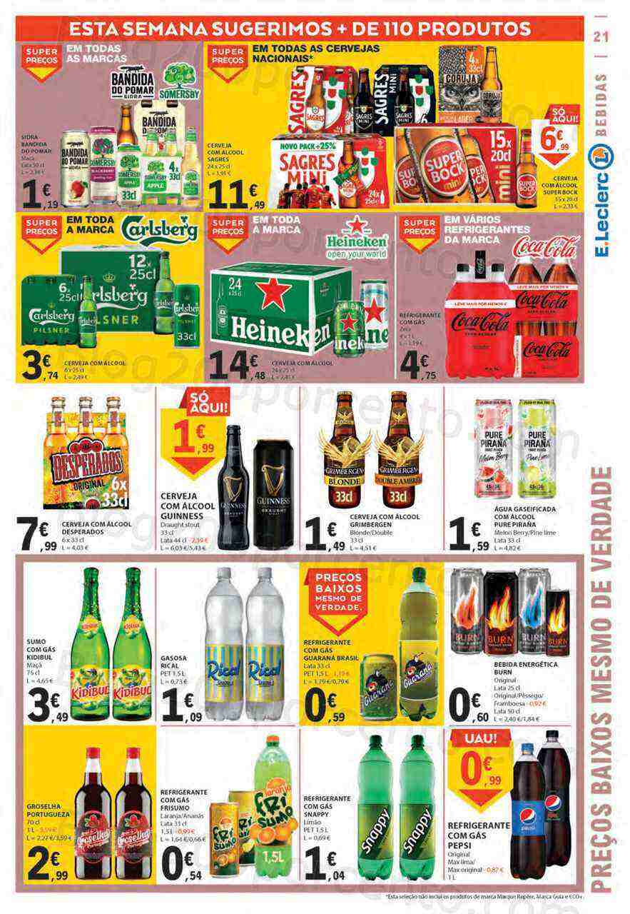 Antevisão Folheto E-LECLERC Promoções de 25 a 31 maio