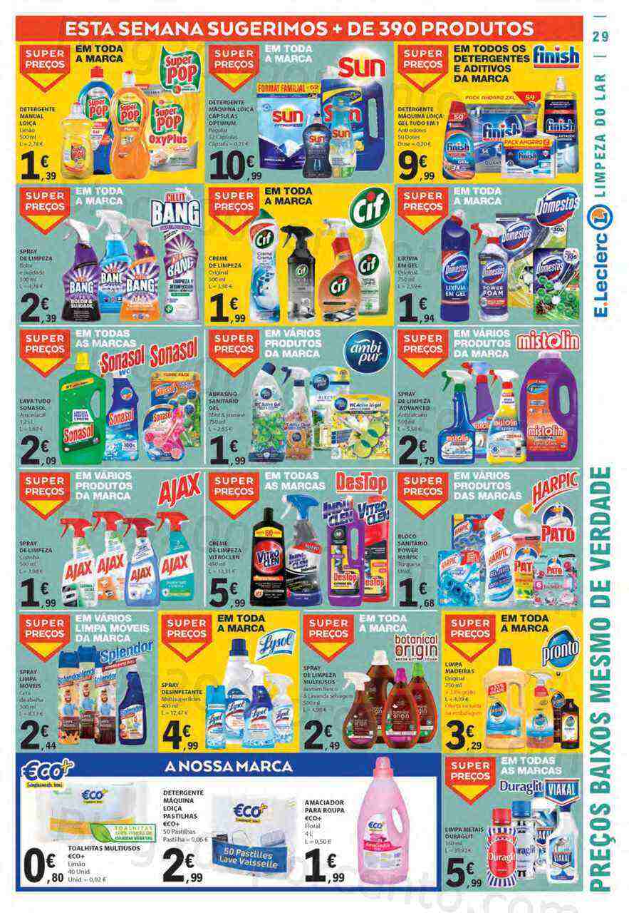 Antevisão Folheto E-LECLERC Promoções de 25 a 31 maio