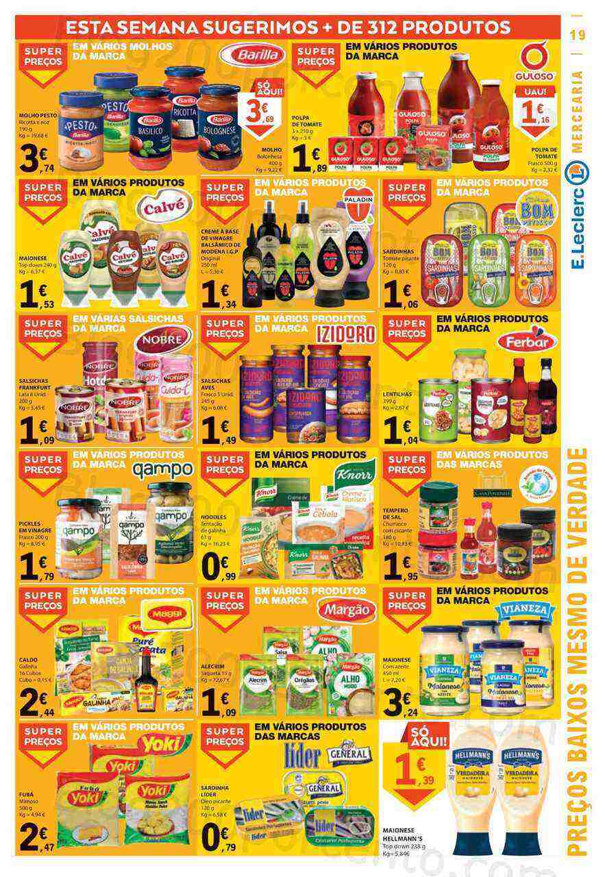 Antevisão Folheto E-LECLERC Promoções de 20 a 26 abril