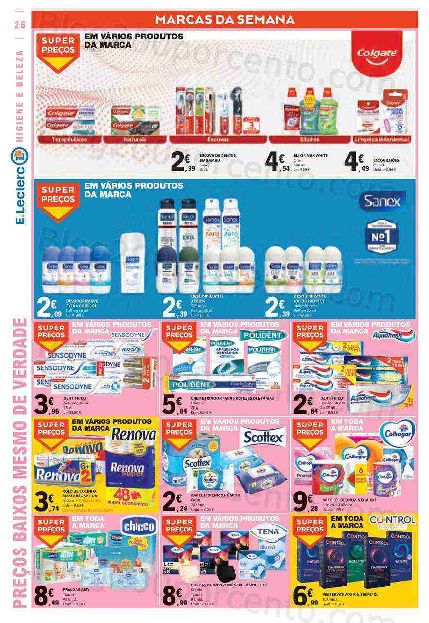 Antevisão Folheto E-LECLERC Promoções de 20 a 26 abril