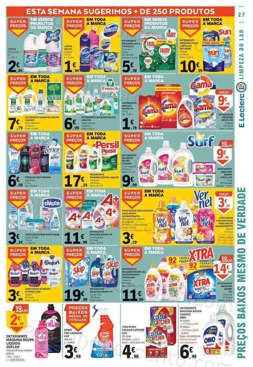 Antevisão Folheto E-LECLERC Promoções de 20 a 26 abril