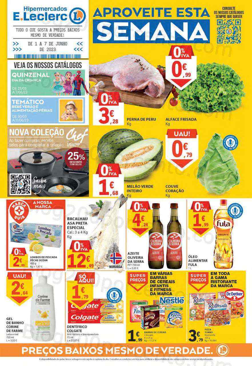 Antevisão Folheto E-LECLERC Promoções de 1 a 7 junho