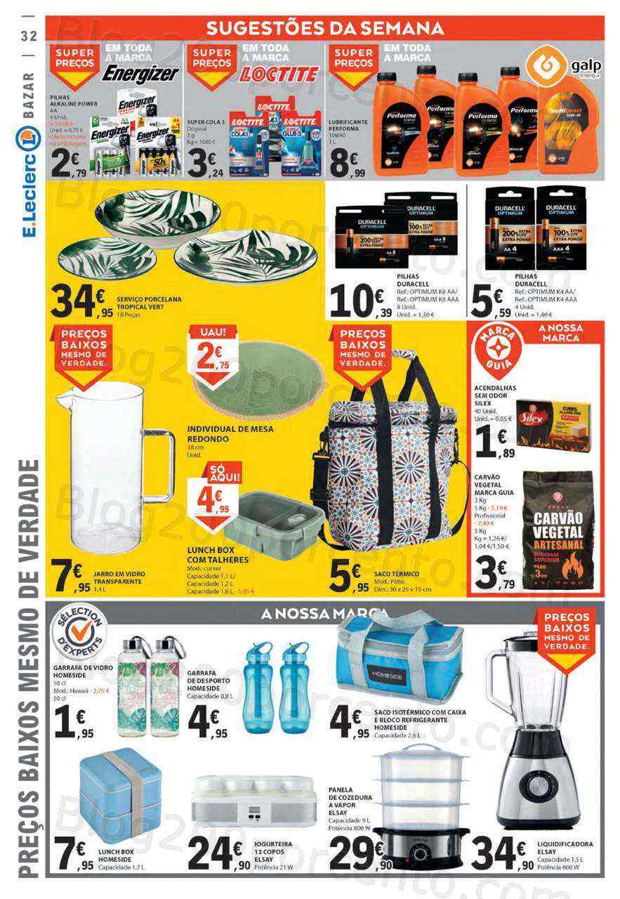 Antevisão Folheto E-LECLERC Promoções de 1 a 7 junho