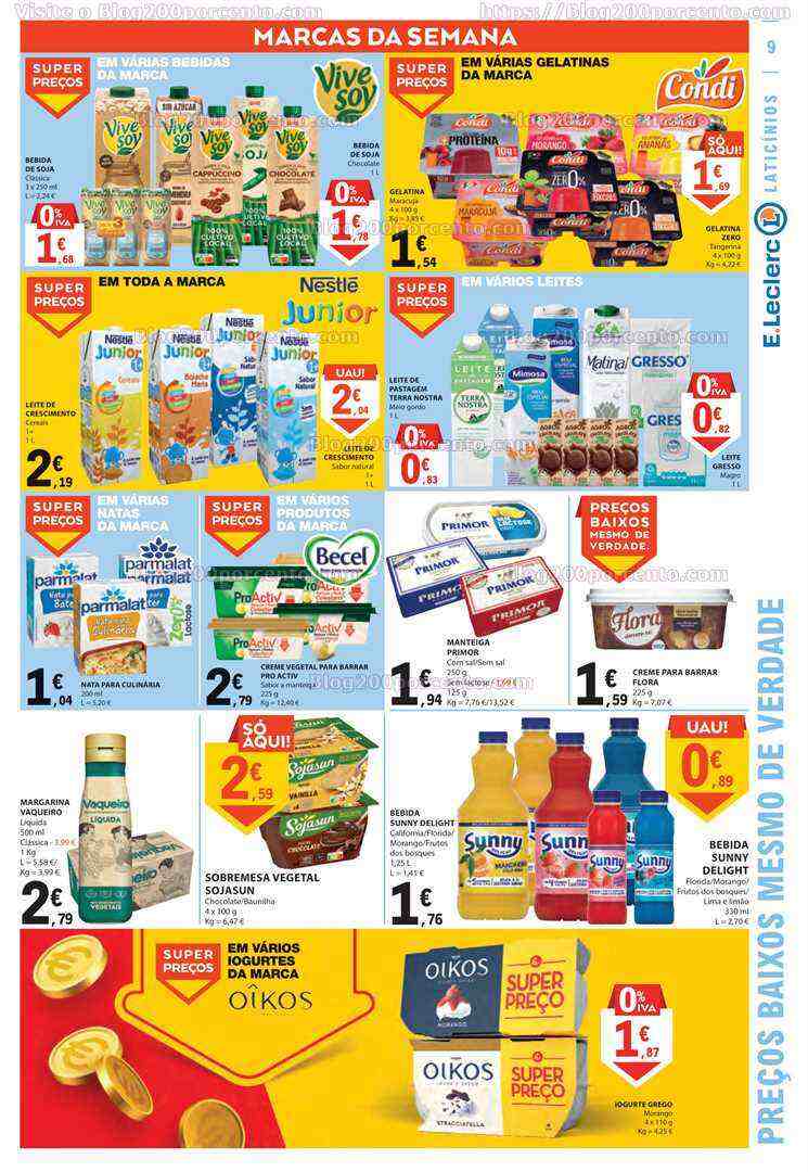 Antevisão Folheto E-LECLERC Promoções de 8 a 14 junho