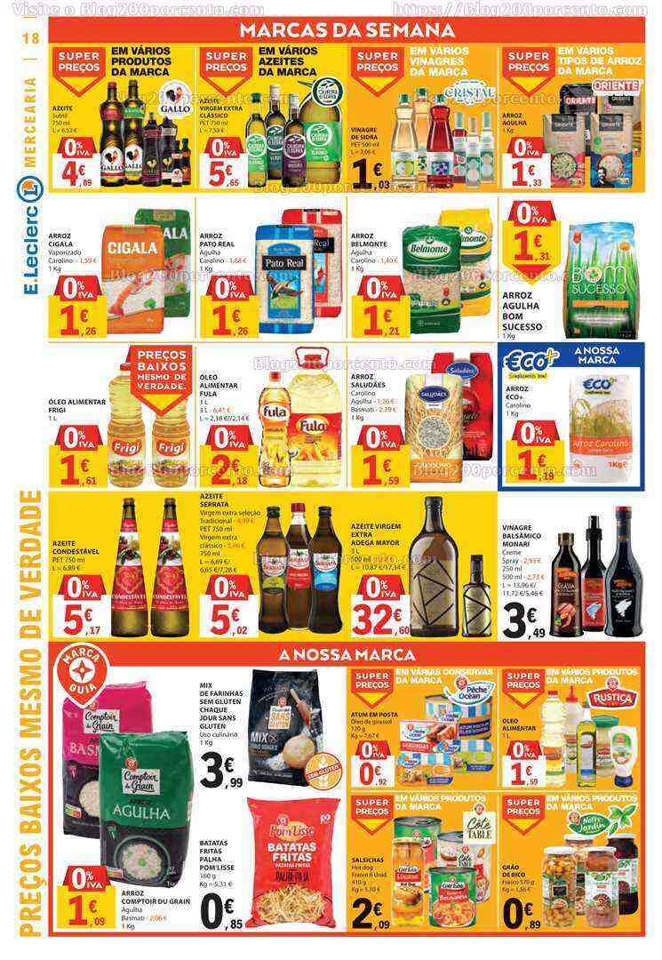 Antevisão Folheto E-LECLERC Promoções de 8 a 14 junho