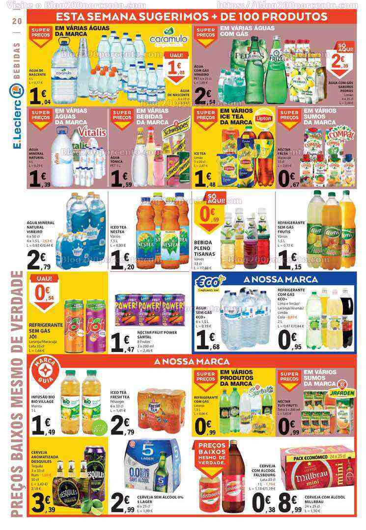 Antevisão Folheto E-LECLERC Promoções de 8 a 14 junho