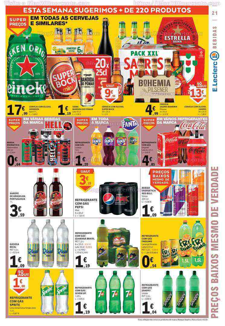 Antevisão Folheto E-LECLERC Promoções de 8 a 14 junho