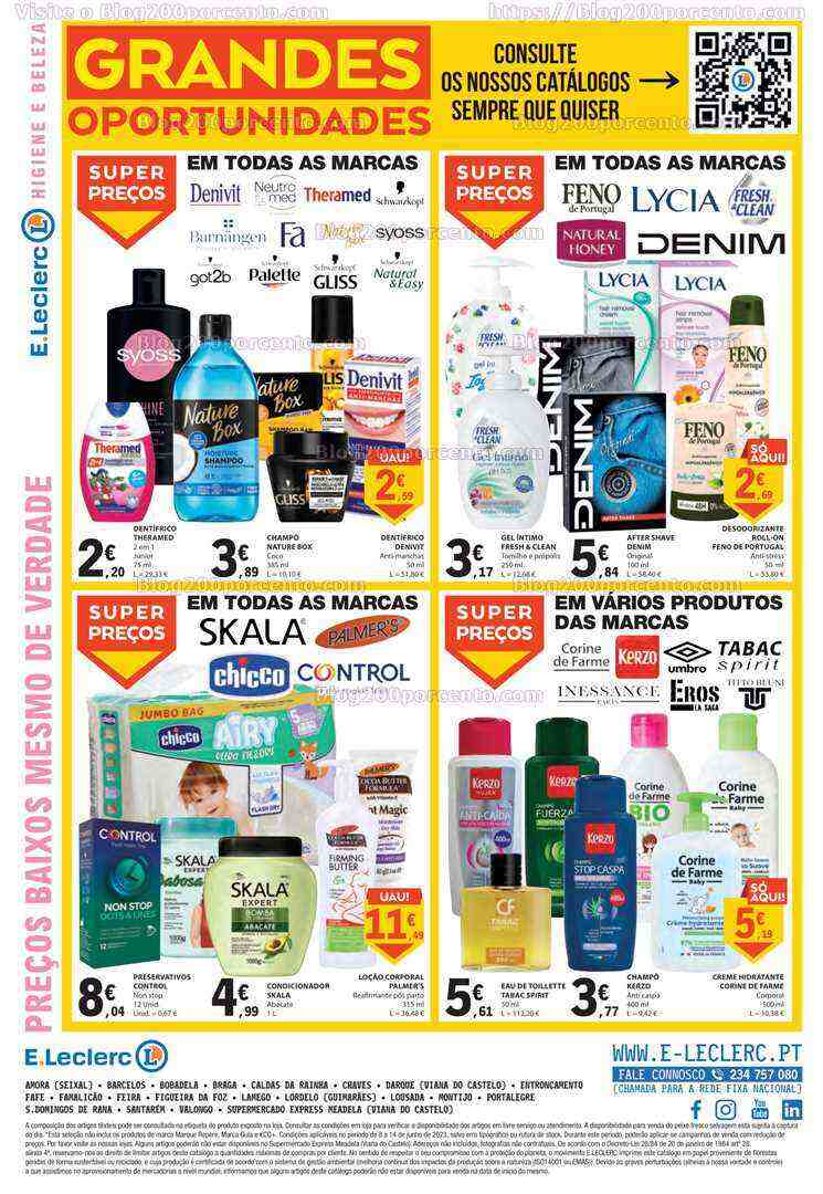 Antevisão Folheto E-LECLERC Promoções de 8 a 14 junho