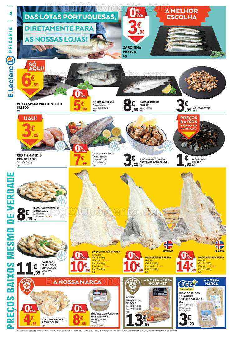 Antevisão Folheto E-LECLERC Promoções de 3 a 9 agosto