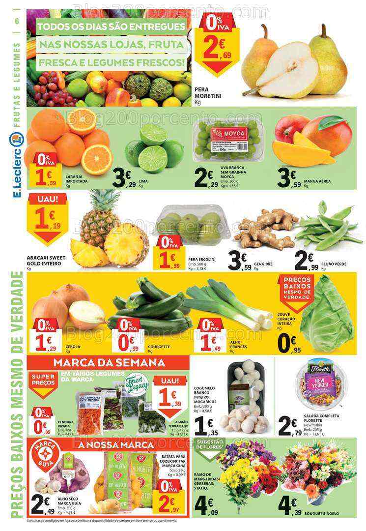 Antevisão Folheto E-LECLERC Promoções de 3 a 9 agosto